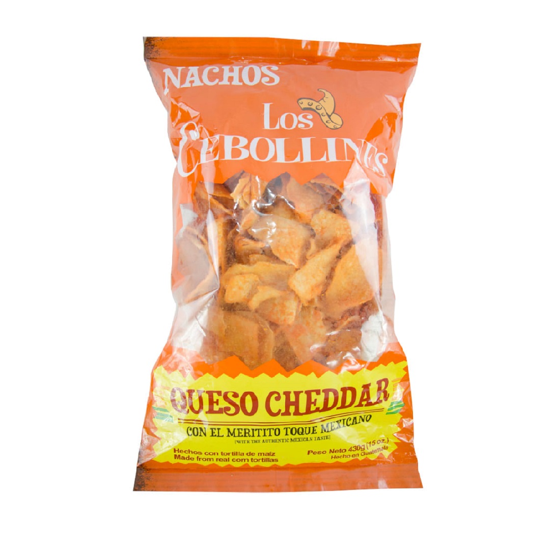Los Cebollines Nachos Queso Cheddar