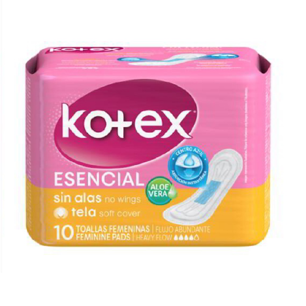 Kotex Toalla Esenc Aloe Vera C/A