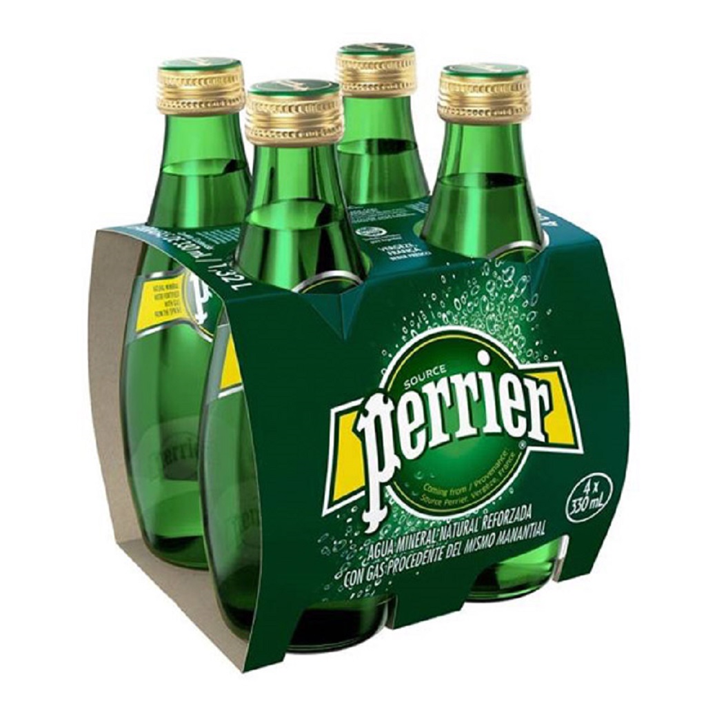Perrier Agua Mineral 4Pack