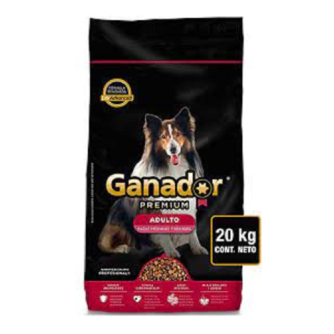 Ganador Adulto Raza Mediana Y Grande 20Kg