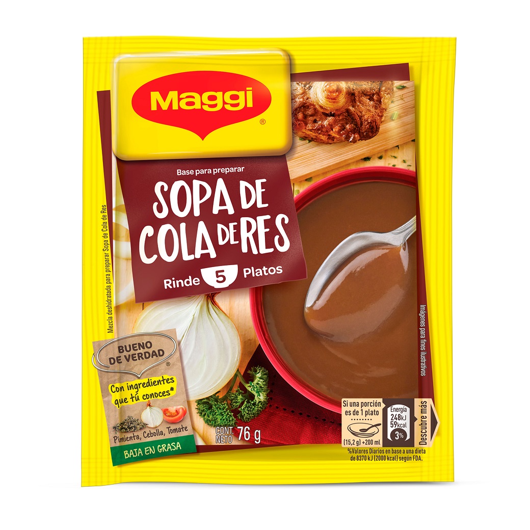 Maggi Sopa Cola De Res 70G