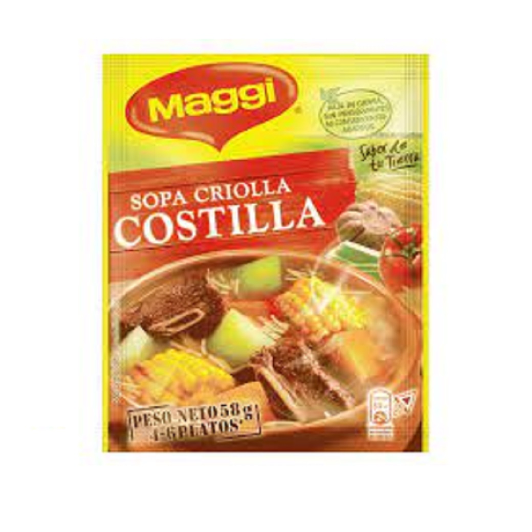 Maggi Sopa Costilla Criolla 58G