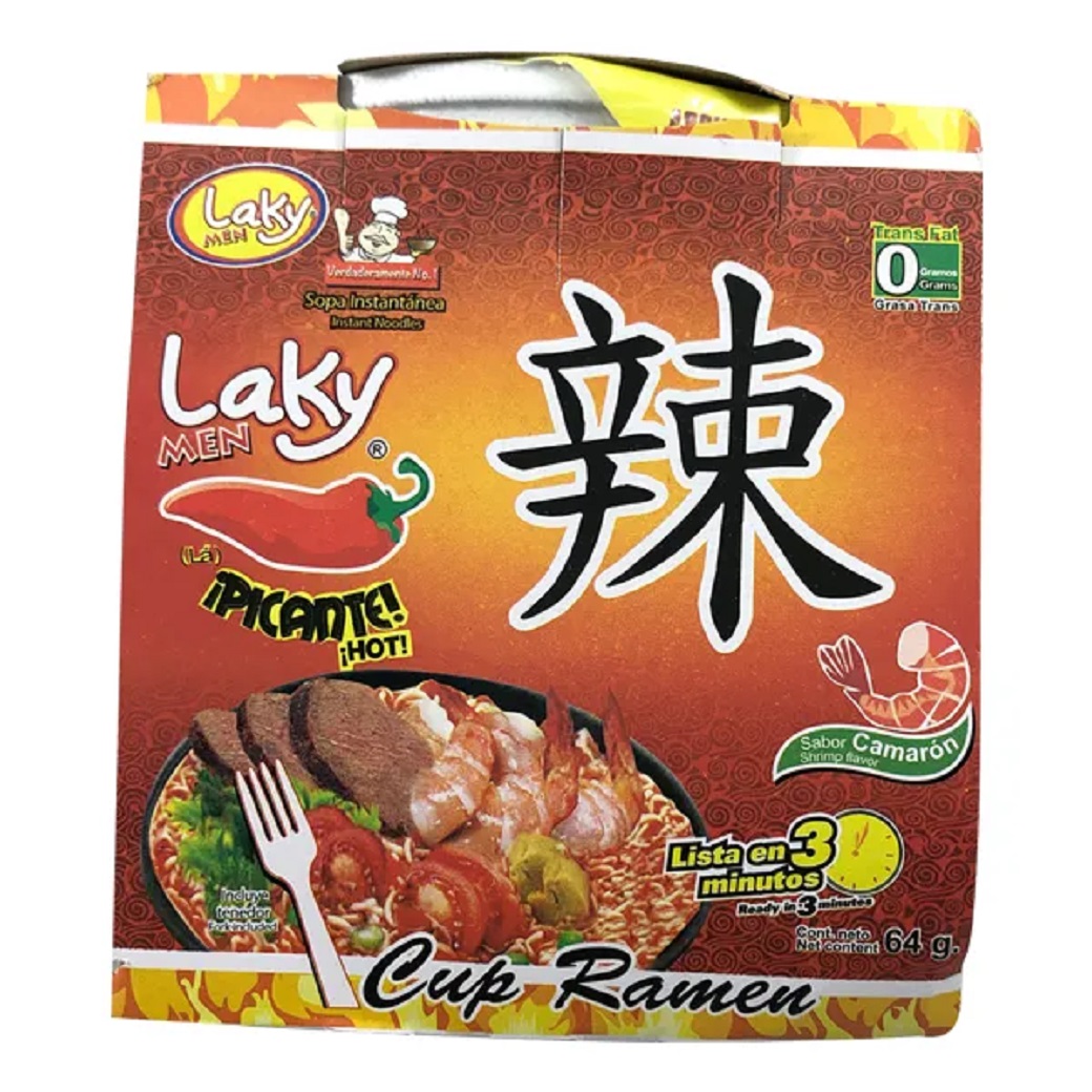 Lakymen Sopa Camaron Pica 64Grs  12Pack