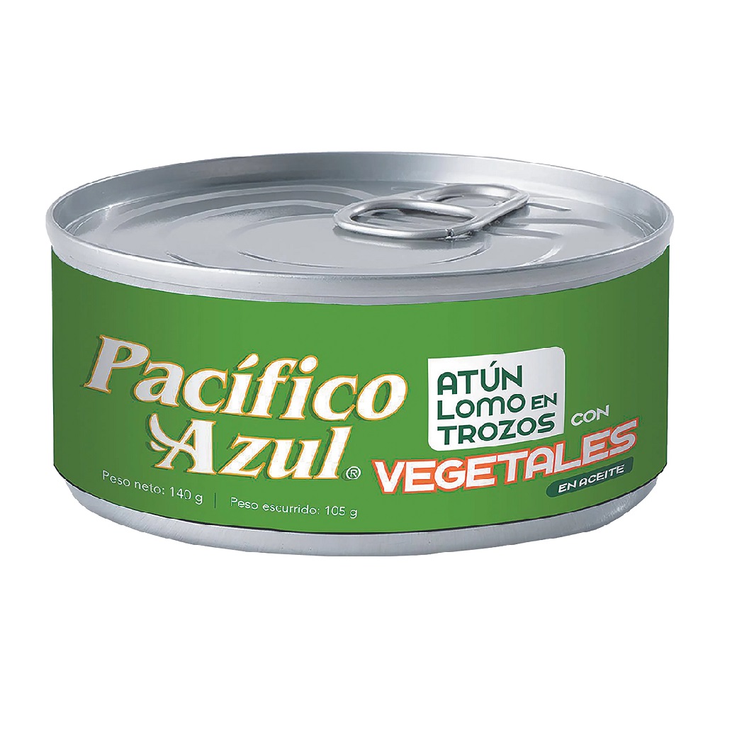 Pacifico Azul Atun Troz Veg 140G