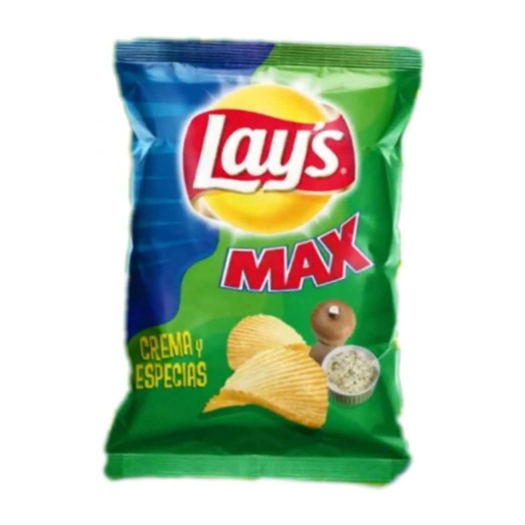 Papa Lays Max Crema Esp