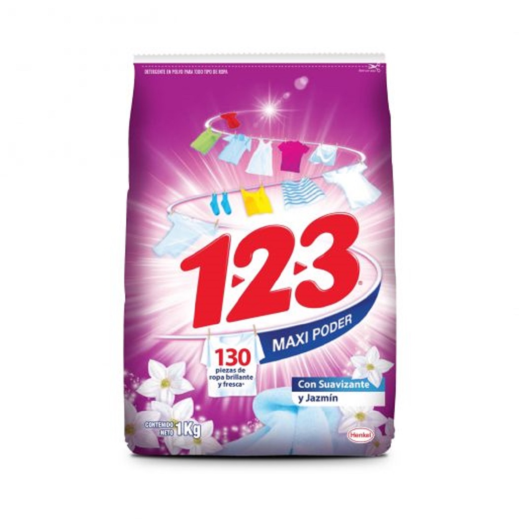 123 Detergente Suavi Jazmin
