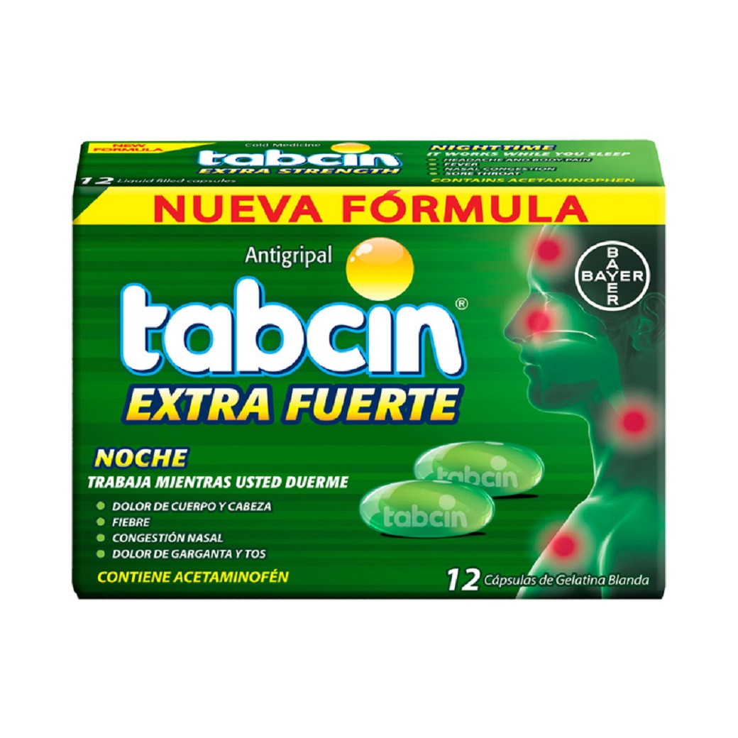 Tabcin Gel Noche Antigripal