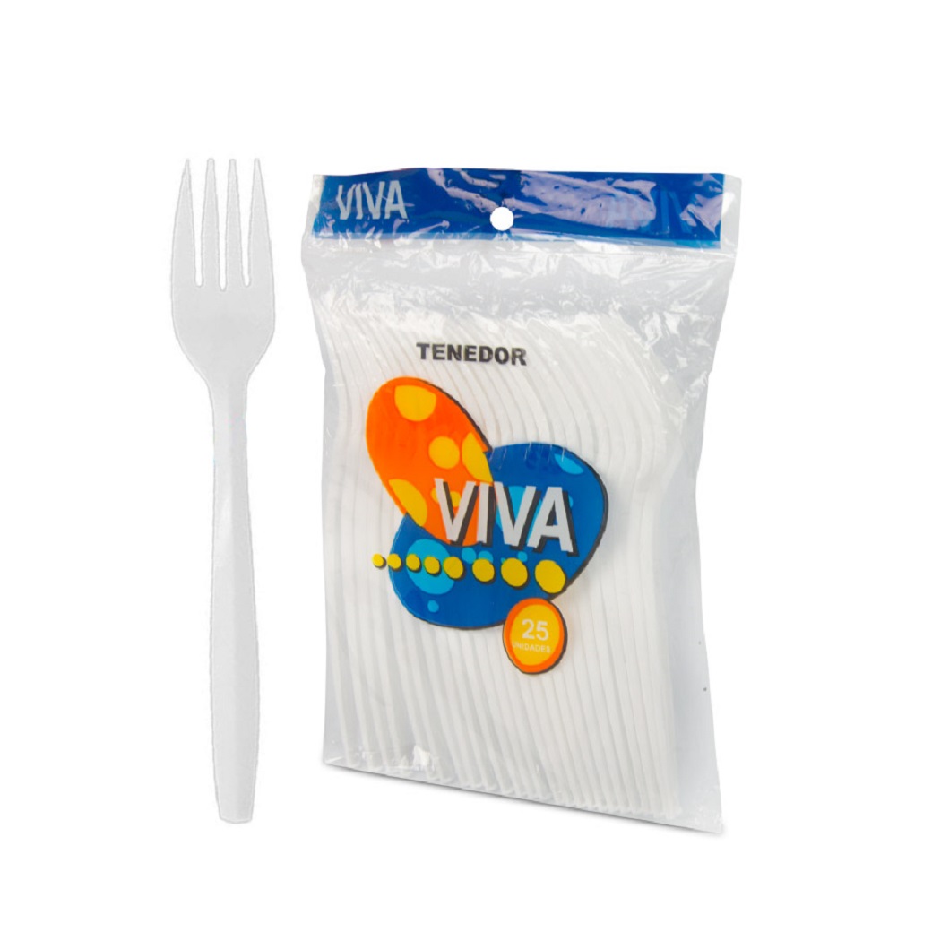 Tenedores Plasticos 25U
