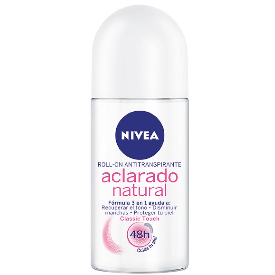 Nivea Roll On Aclarado Natural Beauty Touch